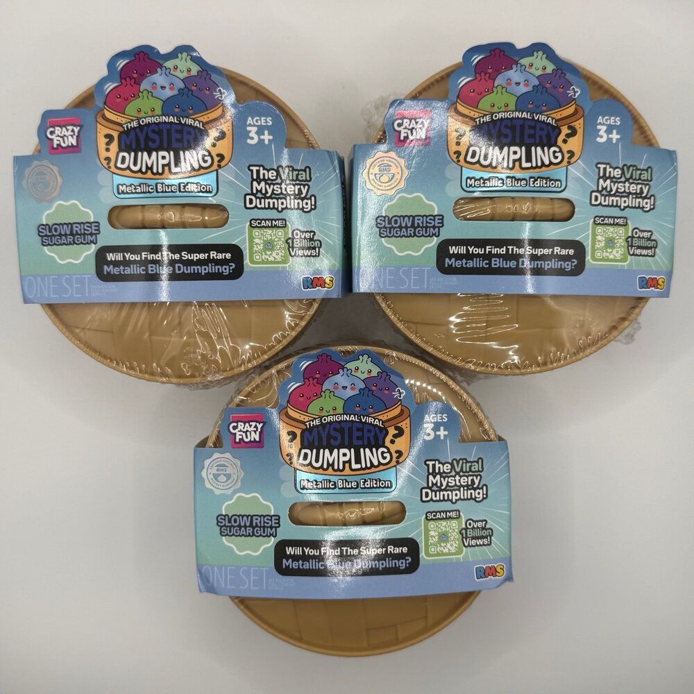 RMS - The Original Mystery Dumpling: Blue Metallic Edition (Set of 3) Slow Rise
